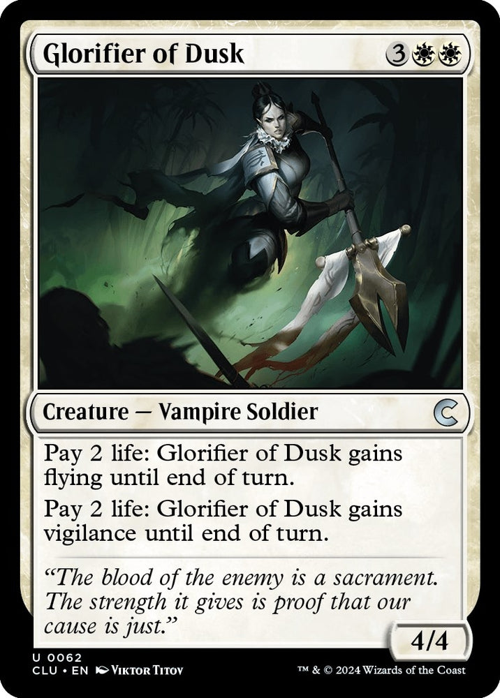 Image for Glorifier of Dusk (62) [Ravnica: Clue Edition]