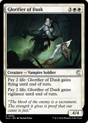 Image for Glorifier of Dusk (62) [Ravnica: Clue Edition]