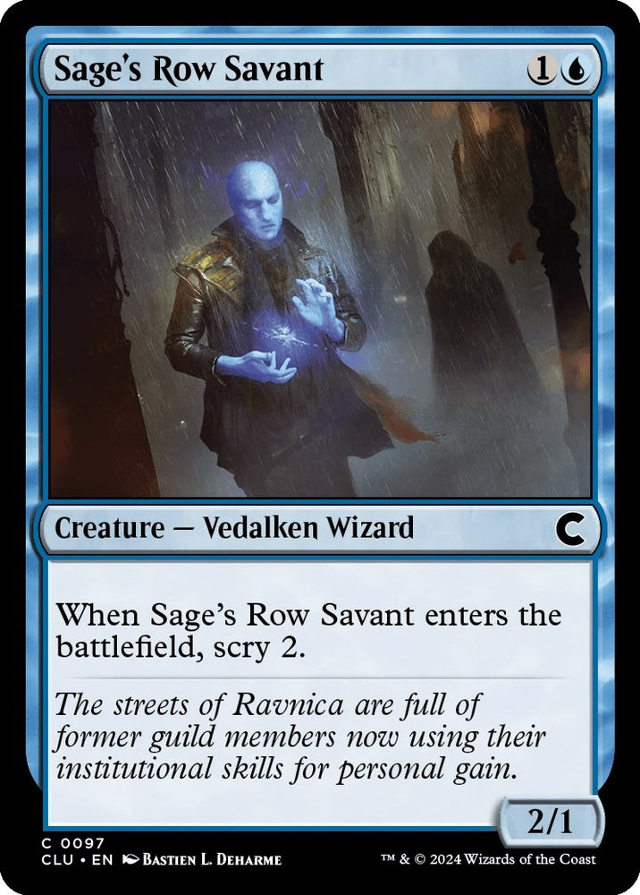 Image for Sage's Row Savant (97) [Ravnica: Clue Edition]