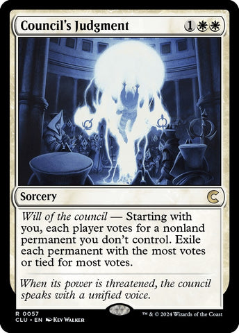 Image for Council's Judgment (57) [Ravnica: Clue Edition]