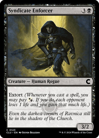 Image for Syndicate Enforcer (123) [Ravnica: Clue Edition]