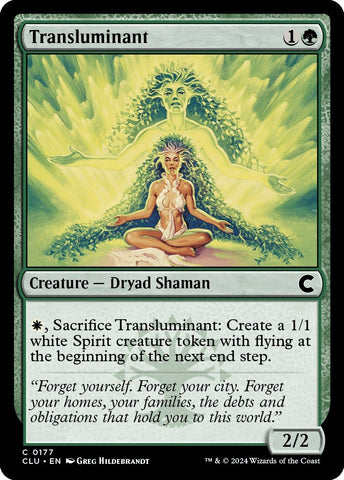 Image for Transluminant (177) [Ravnica: Clue Edition]