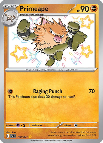 Image for Primeape - 170/091 (170/091) (PAF)