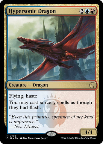 Image for Hypersonic Dragon (196) [Ravnica: Clue Edition]