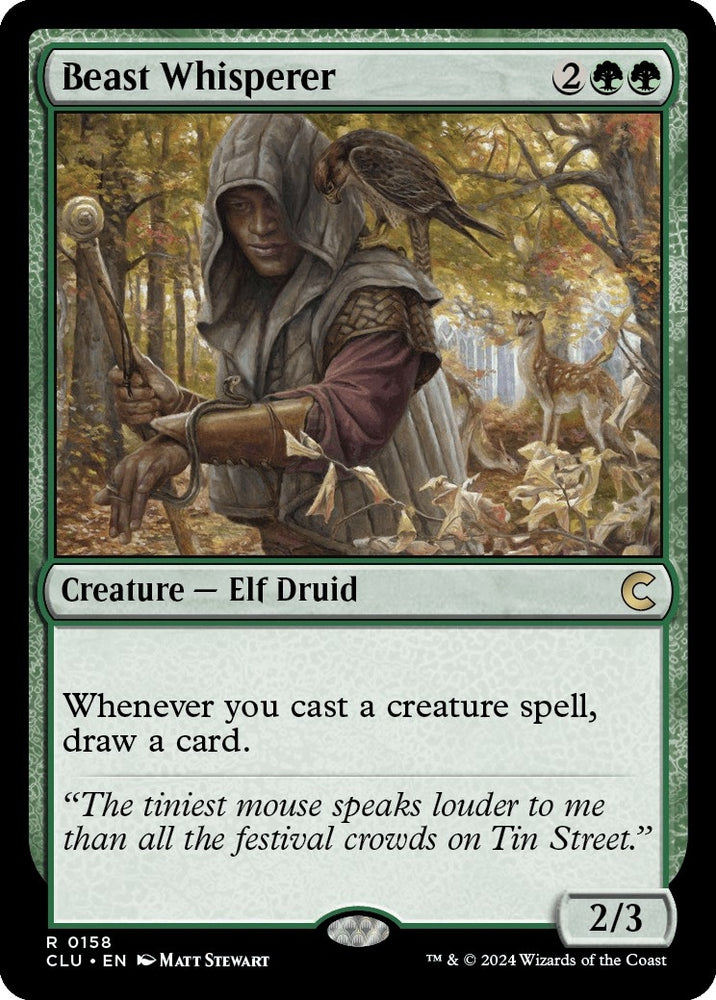 Image for Beast Whisperer (158) [Ravnica: Clue Edition]