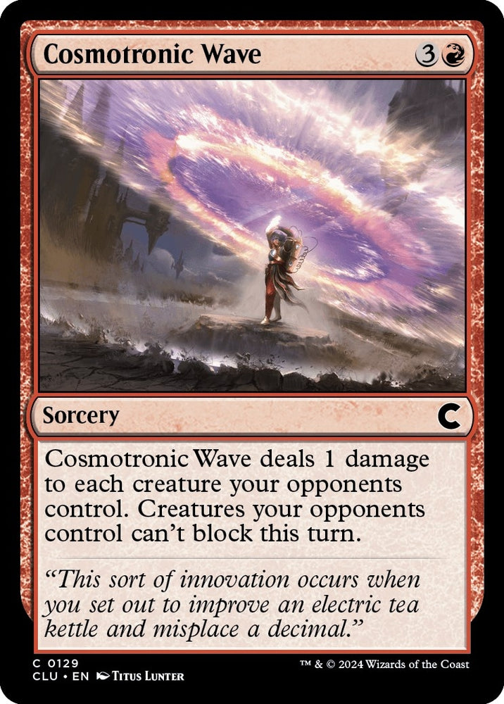 Image for Cosmotronic Wave (129) [Ravnica: Clue Edition]