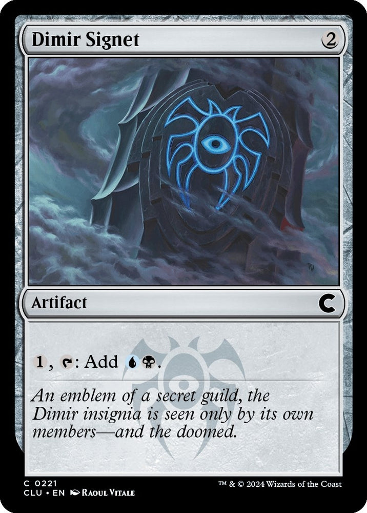 Image for Dimir Signet (221) [Ravnica: Clue Edition]