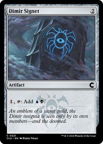 Image for Dimir Signet (221) [Ravnica: Clue Edition]