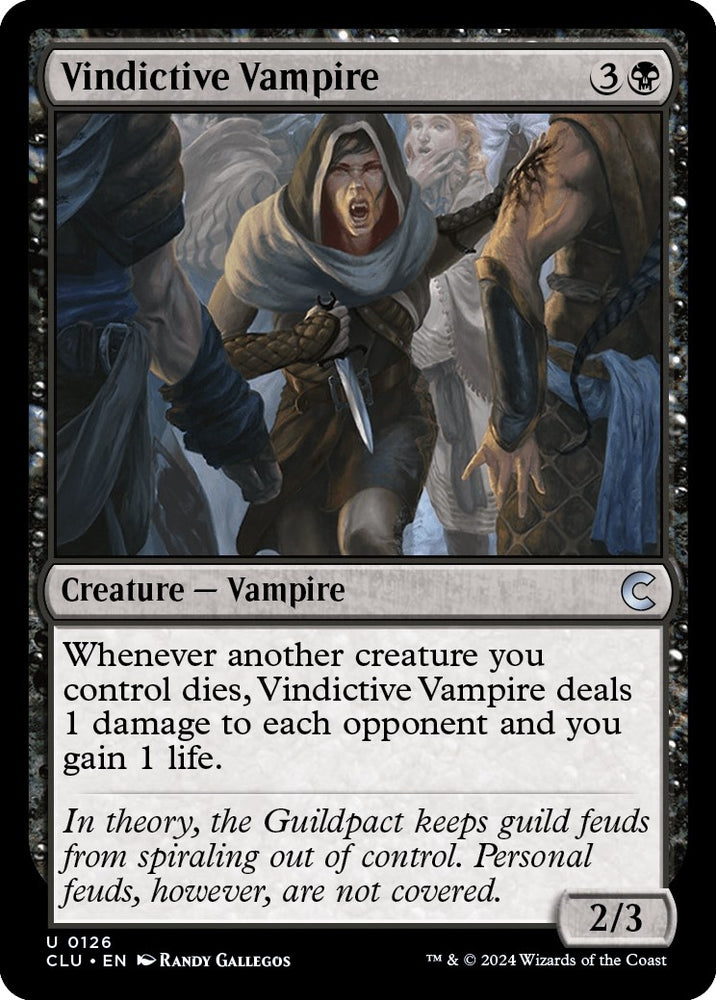 Image for Vindictive Vampire (126) [Ravnica: Clue Edition]