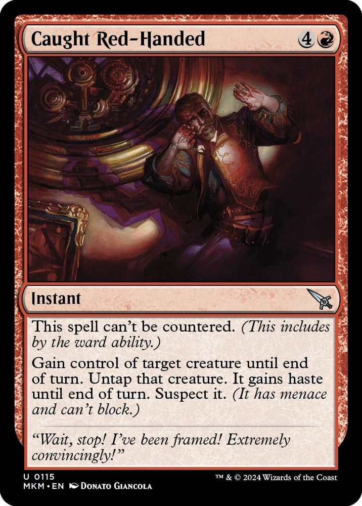 Image for Caught Red-Handed (115) [Murders at Karlov Manor]