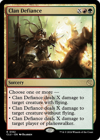 Image for Clan Defiance (182) [Ravnica: Clue Edition]