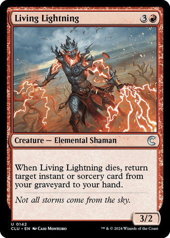 Image for Living Lightning (142) [Ravnica: Clue Edition]