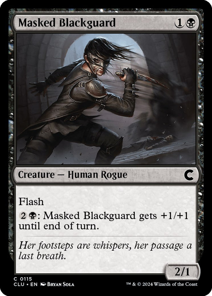Image for Masked Blackguard (115) [Ravnica: Clue Edition]
