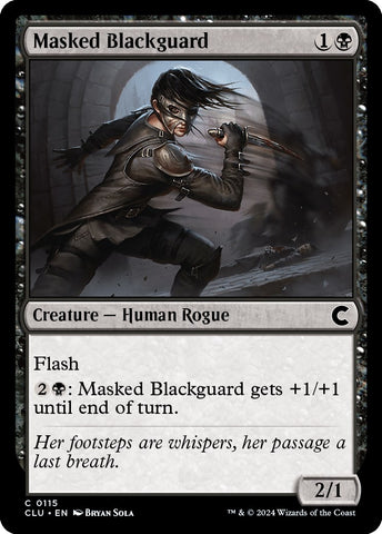 Image for Masked Blackguard (115) [Ravnica: Clue Edition]