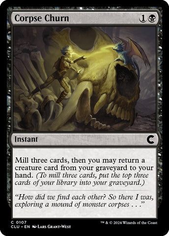 Image for Corpse Churn (107) [Ravnica: Clue Edition]