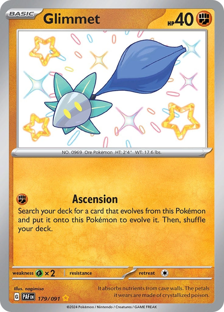 Image for Glimmet (179/091) [SV: Paldean Fates]