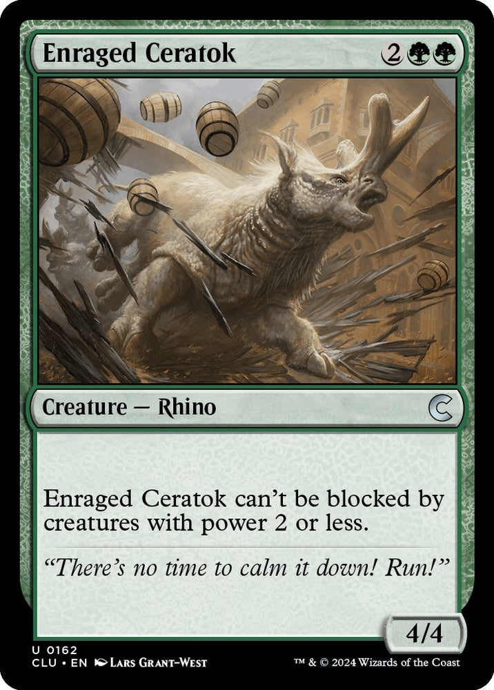 Image for Enraged Ceratok (162) [Ravnica: Clue Edition]