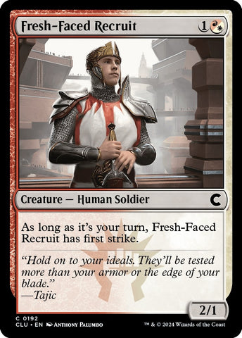 Image for Fresh-Faced Recruit (192) [Ravnica: Clue Edition]