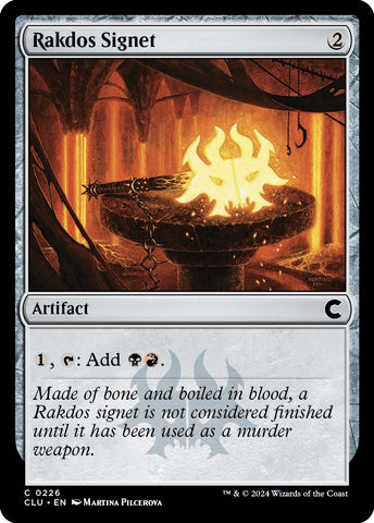 Image for Rakdos Signet (226) [Ravnica: Clue Edition]