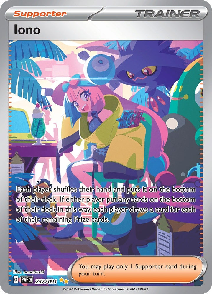 Image for Iono - 237/091 (237/091) [SV: Paldean Fates]