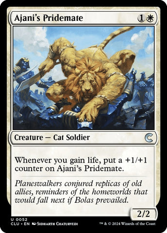 Image for Ajani's Pridemate (52) [Ravnica: Clue Edition]