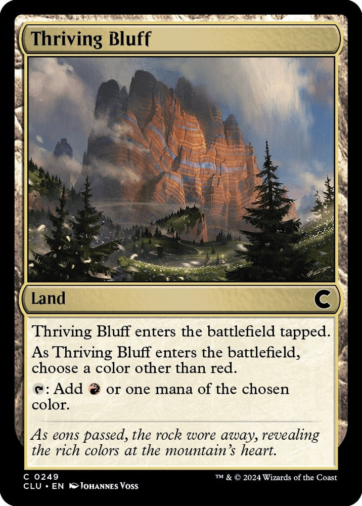 Image for Thriving Bluff (249) [Ravnica: Clue Edition]
