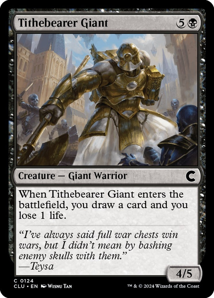 Image for Tithebearer Giant (124) [Ravnica: Clue Edition]
