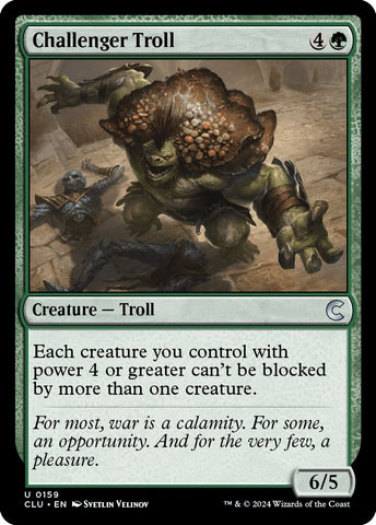 Image for Challenger Troll (159) [Ravnica: Clue Edition]