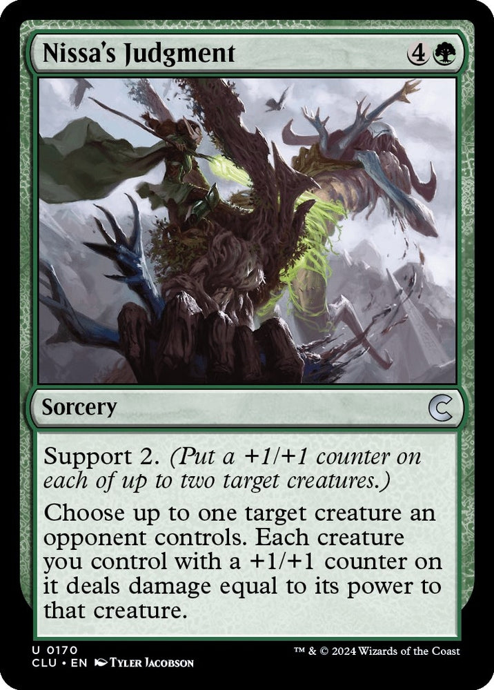 Image for Nissa's Judgment (170) [Ravnica: Clue Edition]