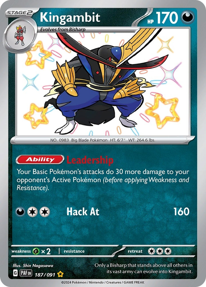 Image for Kingambit (187/091) [SV: Paldean Fates]