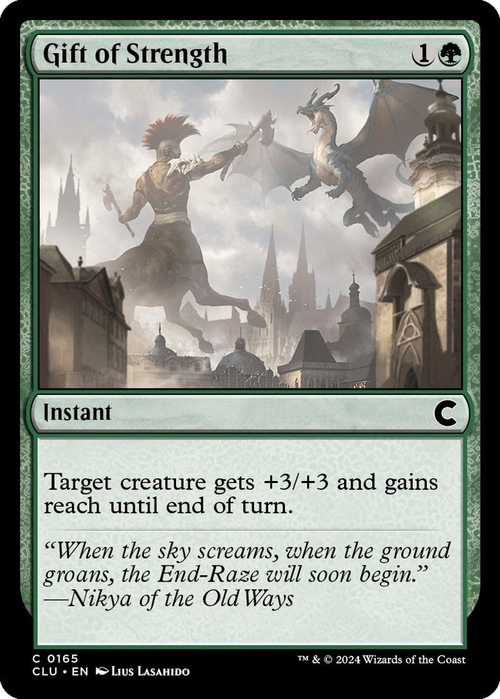 Image for Gift of Strength (165) [Ravnica: Clue Edition]