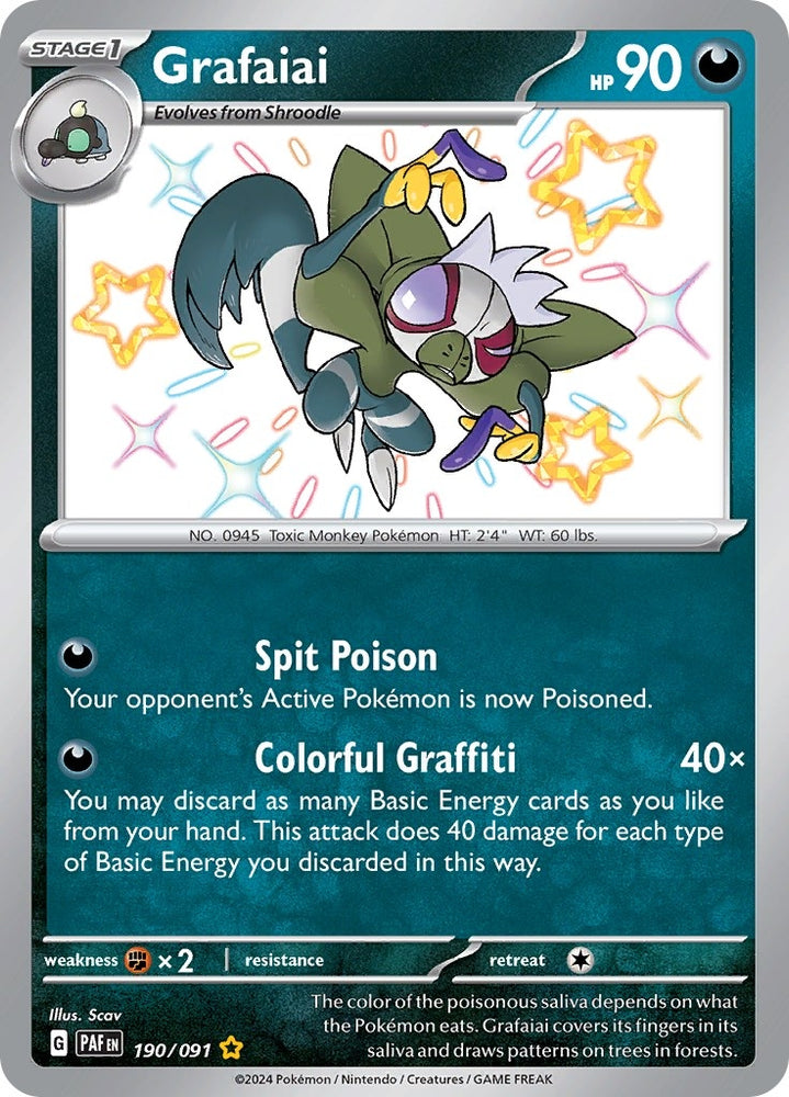 Image for Grafaiai (190/091) [SV: Paldean Fates]