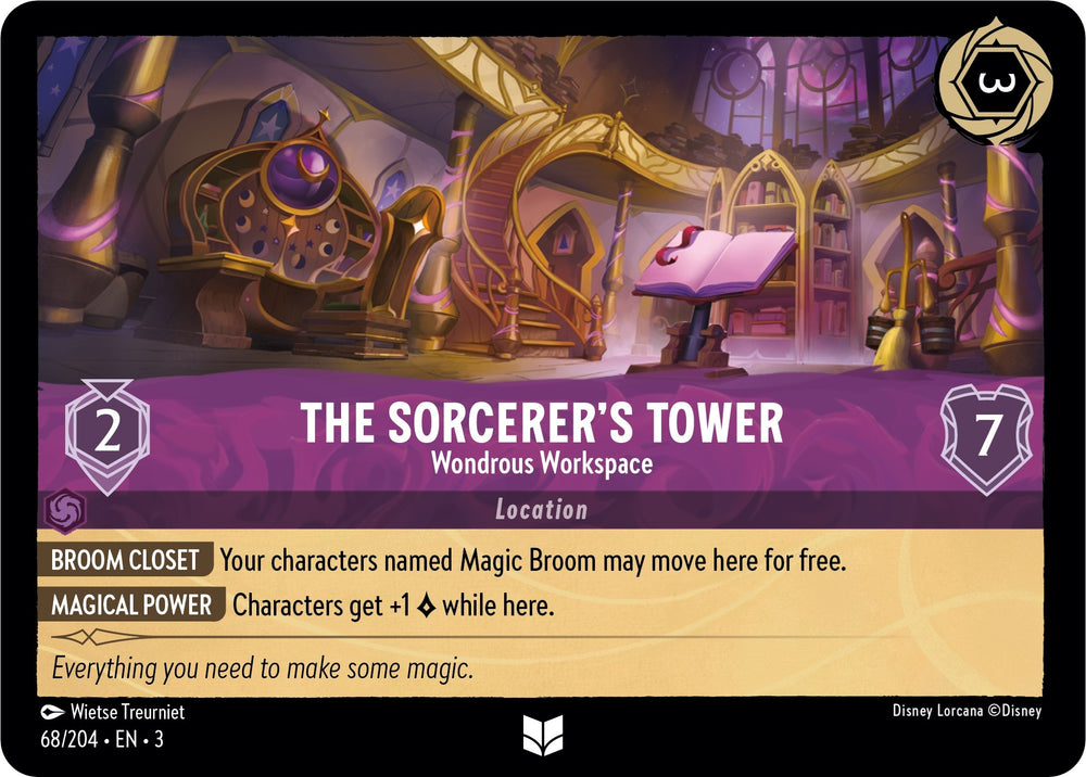 Image for The Sorcerer's Tower - Wondrous Workspace (68/204) - Disney Lorcana