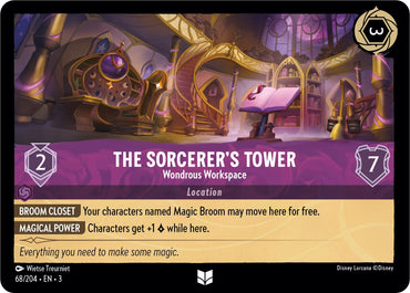 Image for The Sorcerer's Tower - Wondrous Workspace (68/204) - Disney Lorcana