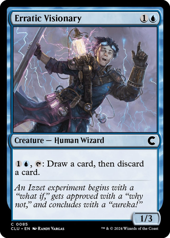 Image for Erratic Visionary (85) [Ravnica: Clue Edition]
