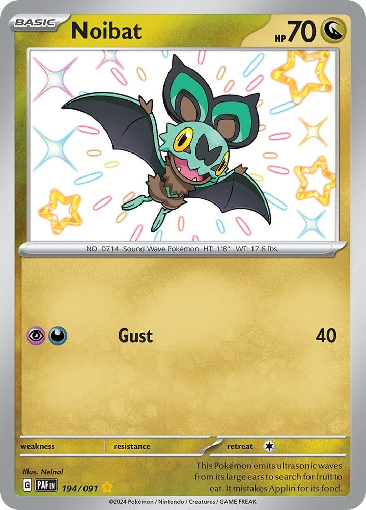 Image for Noibat - 194/091 (194/091) [SV: Paldean Fates]