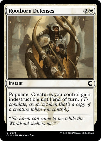 Image for Rootborn Defenses (71) [Ravnica: Clue Edition]
