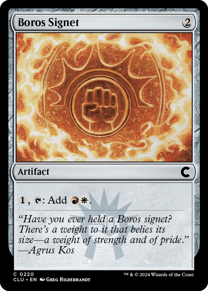 Image for Boros Signet (220) [Ravnica: Clue Edition]
