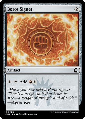 Image for Boros Signet (220) [Ravnica: Clue Edition]
