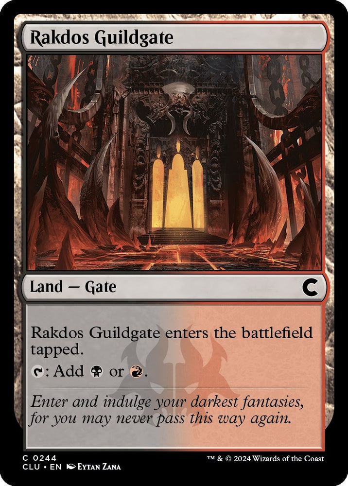 Image for Rakdos Guildgate (244) [Ravnica: Clue Edition]