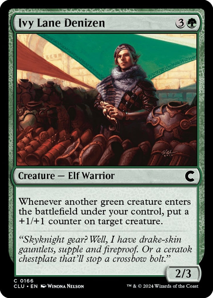 Image for Ivy Lane Denizen (166) [Ravnica: Clue Edition]