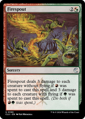 Image for Firespout (190) [Ravnica: Clue Edition]