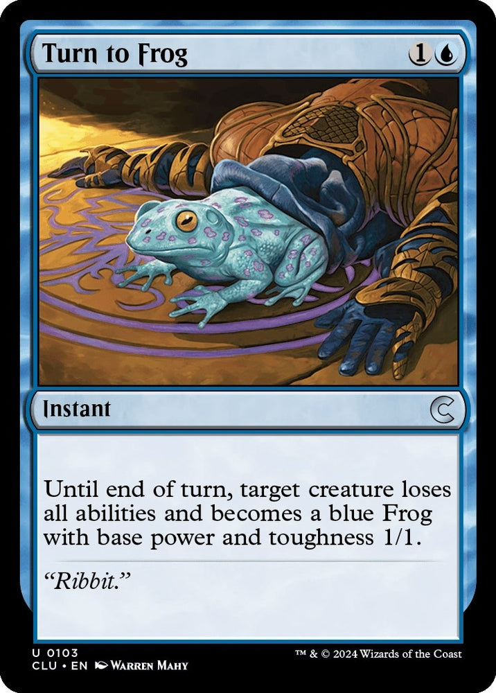Image for Turn to Frog (103) [Ravnica: Clue Edition]