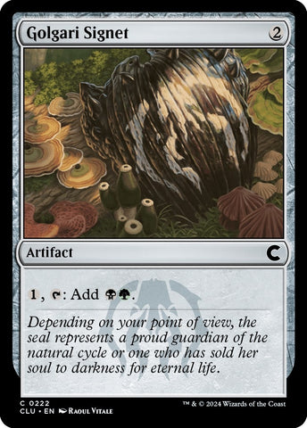 Image for Golgari Signet (222) [Ravnica: Clue Edition]