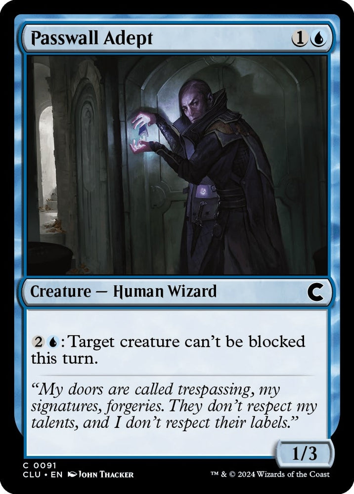 Image for Passwall Adept (91) [Ravnica: Clue Edition]