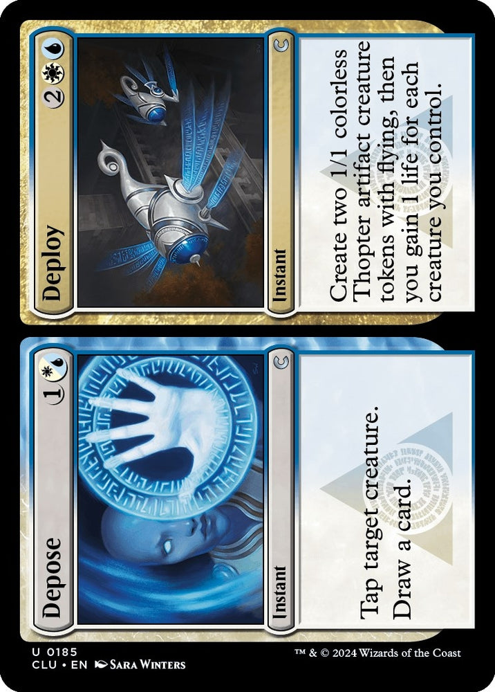 Image for Depose // Deploy (185) [Ravnica: Clue Edition]