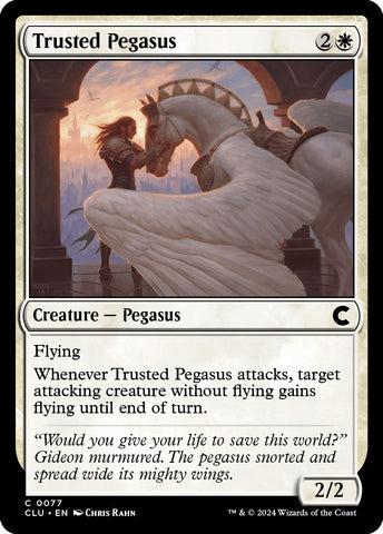 Image for Trusted Pegasus (77) - Magic: The Gathering