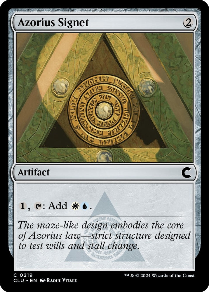 Image for Azorius Signet (219) [Ravnica: Clue Edition]