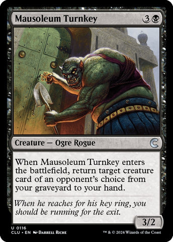 Image for Mausoleum Turnkey (116) [Ravnica: Clue Edition]