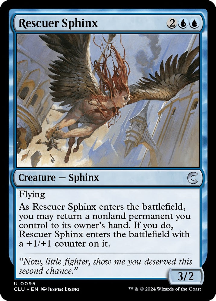 Image for Rescuer Sphinx (95) [Ravnica: Clue Edition]